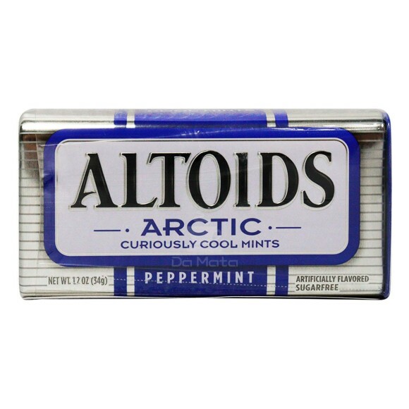 Pastilha Importada Altoids Artic Peppermint 34g