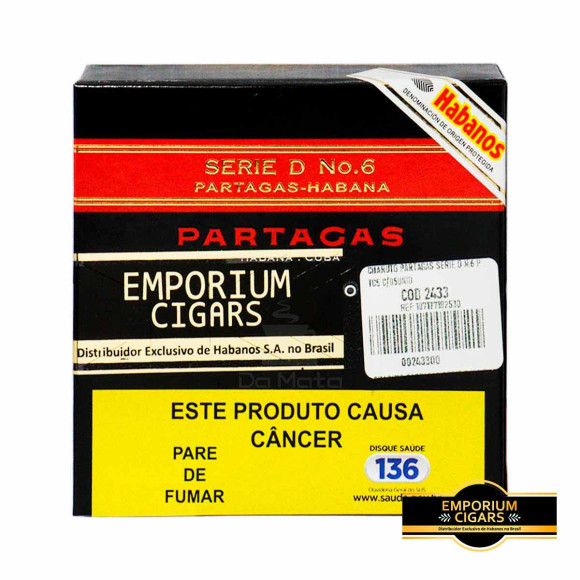 Petaca Partagas Serie D No. 6