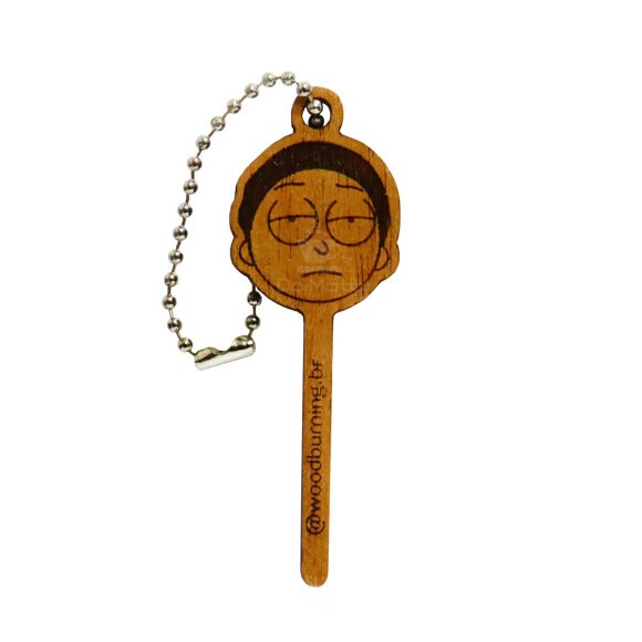 Chaveiro Pilão Wood Burning Morty