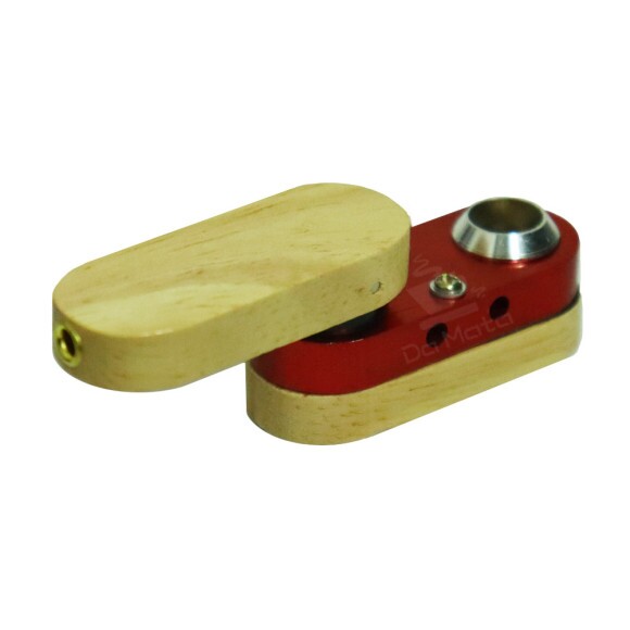 Pipe de Metal e Madeira vermelho