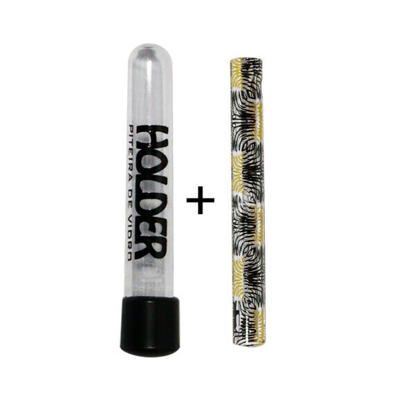 Piteira de Vidro Holder Full Print 8mm