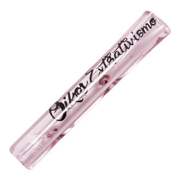 Piteira de Vidro Achatado Oikos Extrativismo Rosa 7mm