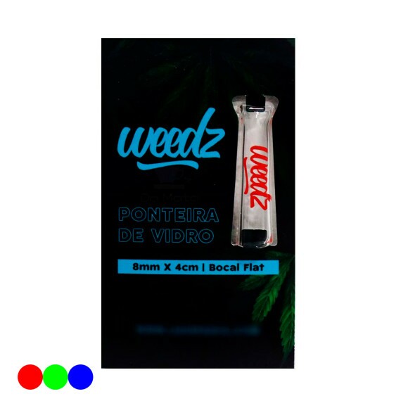 Piteira de Vidro Weedz Bocal Flat