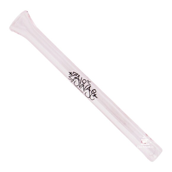 Piteira de Vidro Zav Nai Bocal Achatado Full Color 5mm de frente