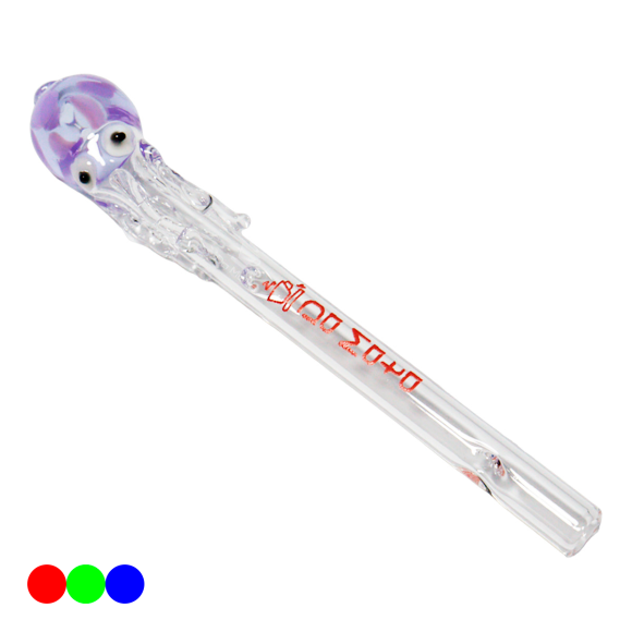 Piteira de Vidro Da Mata Polvo 5mm roxo