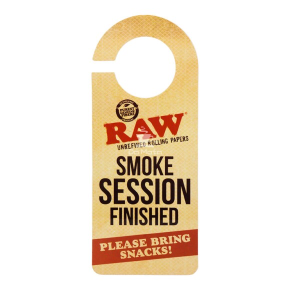 Placa de Aviso Raw p/ Maçaneta