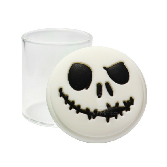 Pote de Vidro e Silicone 30ml Jack Skellington 