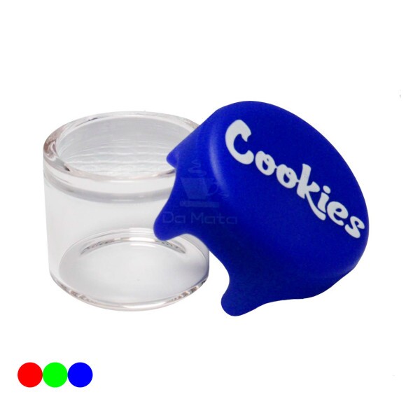 Pote de Vidro e Silicone 5ml Cookies