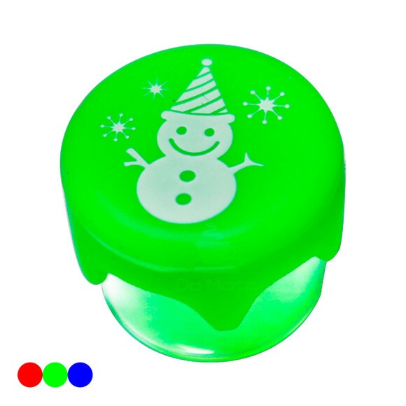 Pote de Vidro e Silicone 5ml Snowman Verde
