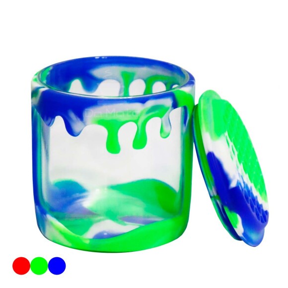 Pote de Vidro e Silicone