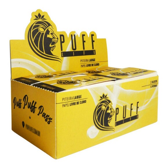 Caixa de Piteira Puff Life Large de lado