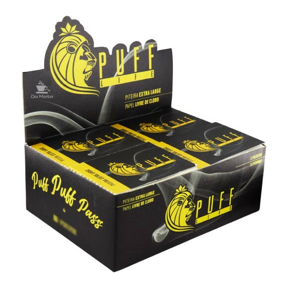 Caixa de Piteira Puff Life Extra Large de lado