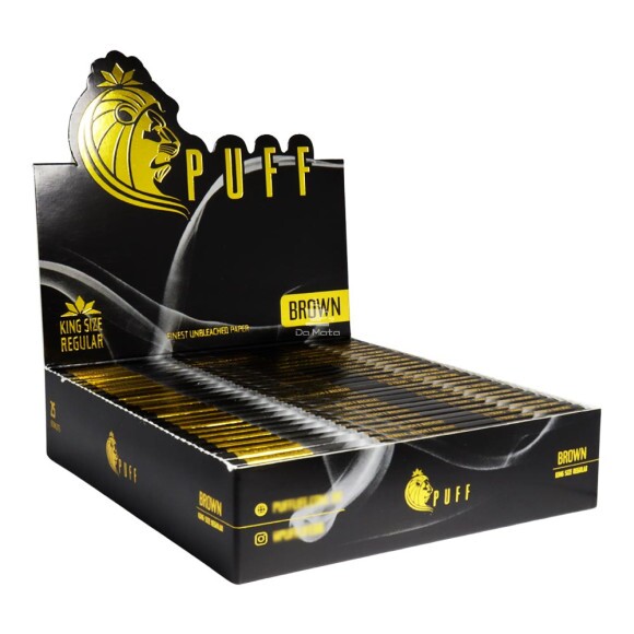 Caixa de Seda Puff Life King Size Brown