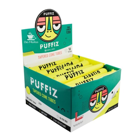 Caixa de Tubo Mocó Puffiz de lado