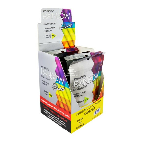 Caixa de Rainbow Silver Bright 12g de frente