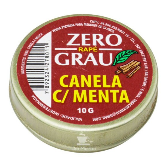 Rapé Xingu Canela C/ Menta de frente