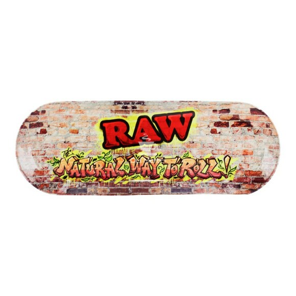 Bandeja Raw Skate 3 Rolling Tray de frente tabacaria ad mata