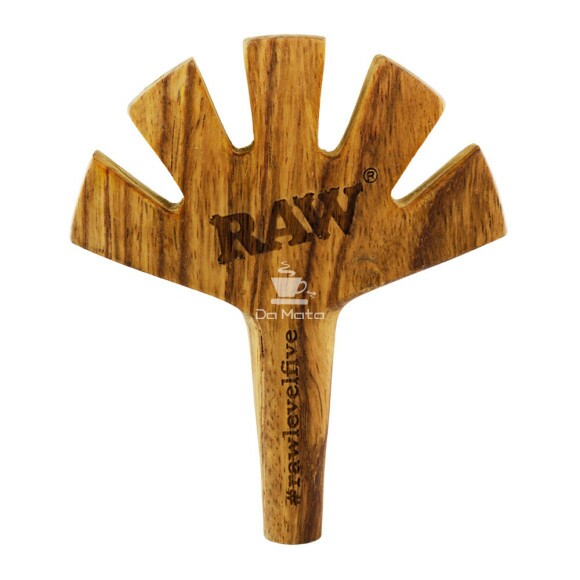 Piteira de Madeira Raw Level Five de frente tabacaria da mata