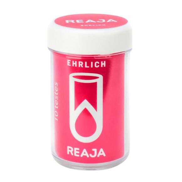 Kit de Teste Reagente Colorimétrico de Ehrlich de frente