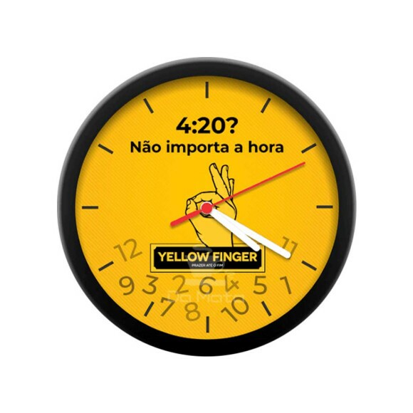 Relógio Yellow Finger Não Importa a Hora
