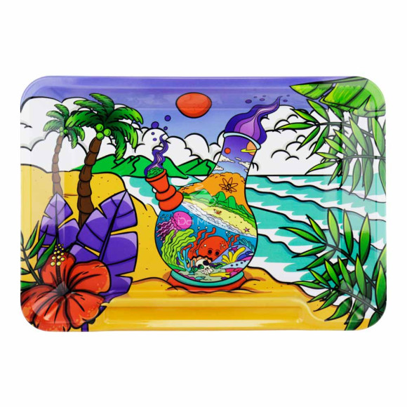 Bandeja de Metal Sadhu Coleção Summer DE FRENTE TABACARIA DA MATA