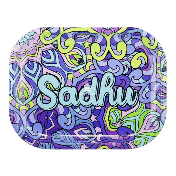 Bandeja de Metal Sadhu Pequena Azul de frente