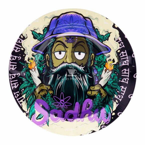 Cinzeiro de Metal Sadhu Redondo Pequeno de frente tabacaria da mata