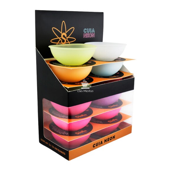 Caixa de Cuia de Silicone Sadhu Brilhante de lado aberto