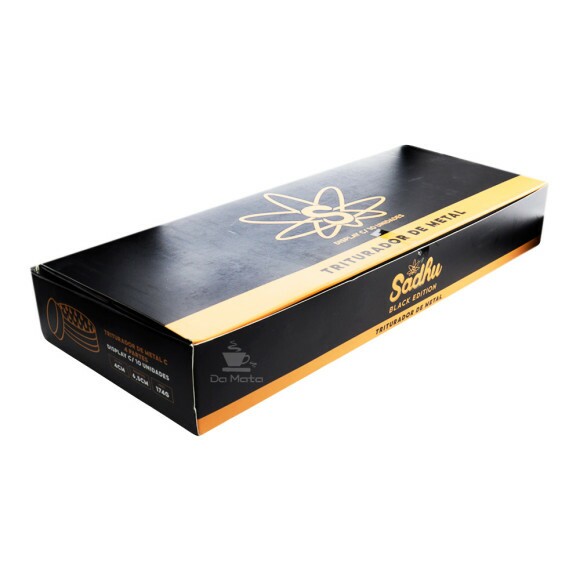 Caixa de Dichavador Metal Sadhu Grande de lado