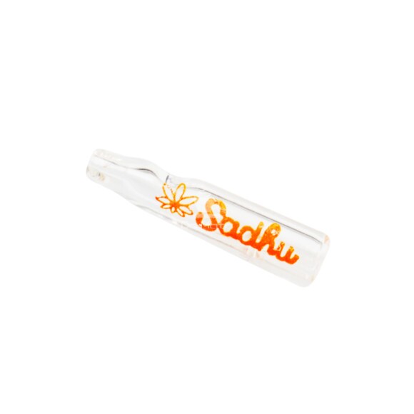 Piteira de Vidro Sadhu 6mm de lado tabacaria da mata 