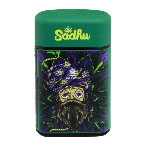 Isqueiro Maçarico Sadhu Cyber ​​Verde de frente