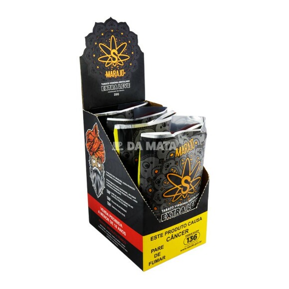 Caixa de Marajó Sadhu Virginia Extra Leve C/4un de lado tabacaria da mata