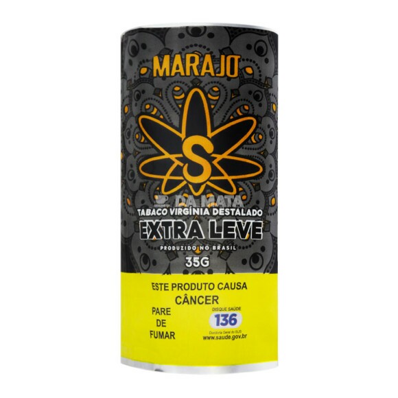 Marajó Sadhu Virginia Extra Leve 35g de frente tabacaria da mata