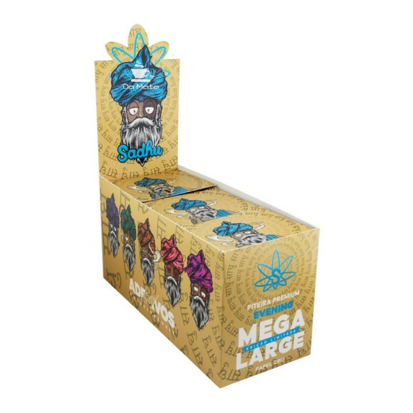 Caixa de Piteira Sadhu Evening Mega Large de lado