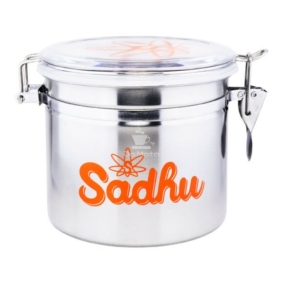 Pote Hermético Sadhu Aço Inoxidável 978ml de frent6e tabacaria da mata 