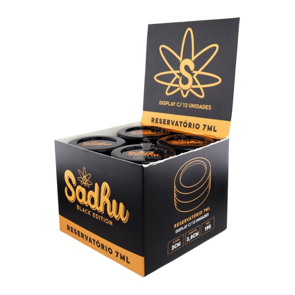 Caixa de Slick Silicone Sadhu Black Edition 7ml de frente
