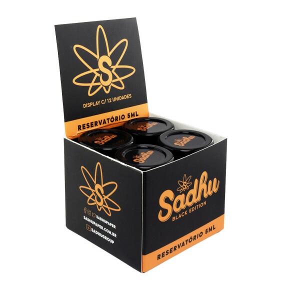 Caixa de Slick Silicone Sadhu 5ml Black Edition de frente