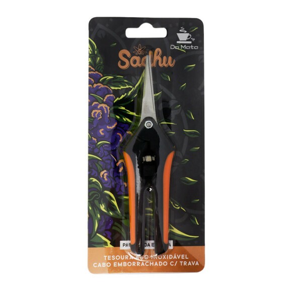 Tesoura de Jardinagem Sadhu Aço Inoxidável C/ Trava na embalagem
