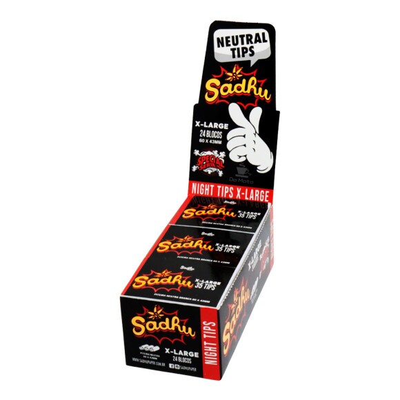 Caixa de Piteira de Papel Sadhu Morning Extra Large