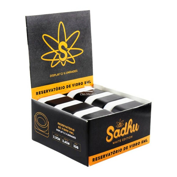 Caixa de Slick Vidro Sadhu 5ml de frente