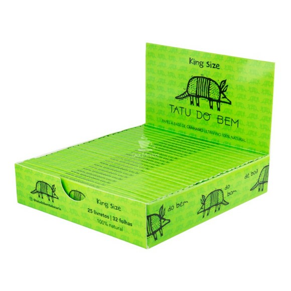 Caixa de Seda Tatu do Bem King Size tabacaria da mata 