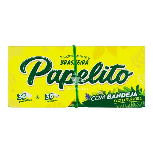 Kit de Seda com Piteira e Bandeja Papelito Tradicional King Size