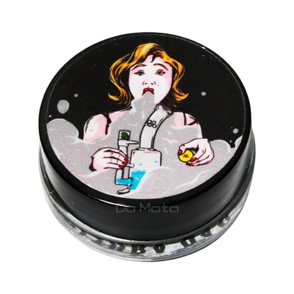 Pote de Vidro Cultura Dab 7ml preto