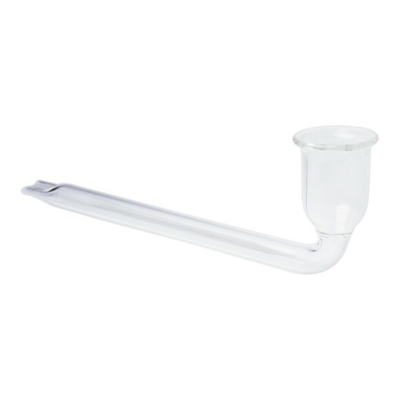 Pipe de Vidro Reto lado