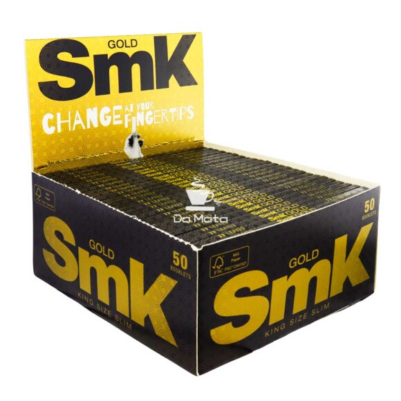 Caixa de Seda Smoking Smk King Size de frente