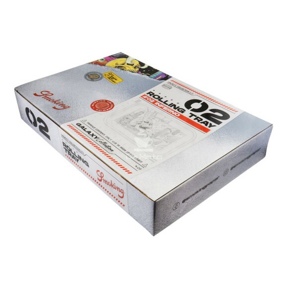 Caixa de Bandeja Metal Smoking Inferno  tabacaria da mata 