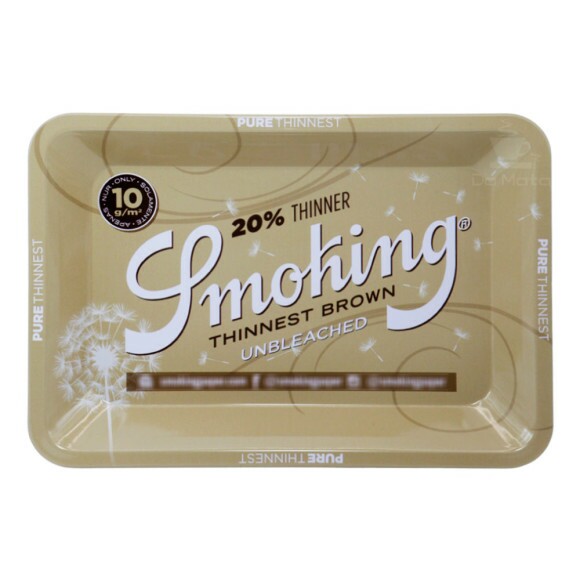 Bandeja Smoking Thinnest Brown Pequena
