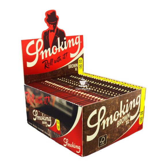 Caixa Seda Smoking Brown King Size XL