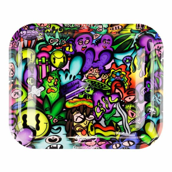 Bandeja Smoking XL Rampage de frente tabacaria da mata 