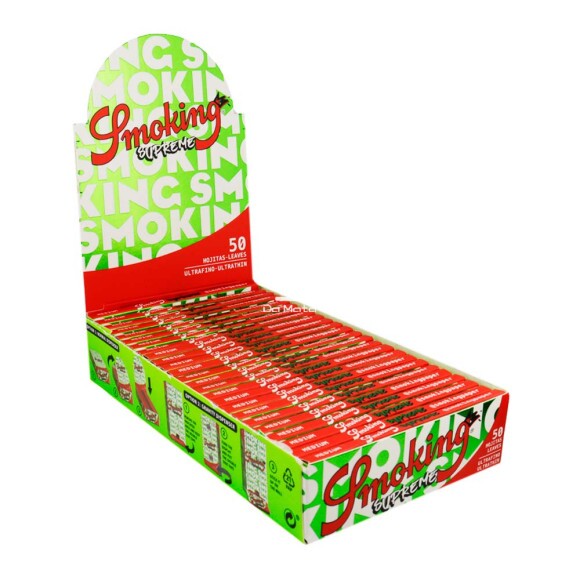 Caixa de Seda Smoking M.Size Supreme de frente